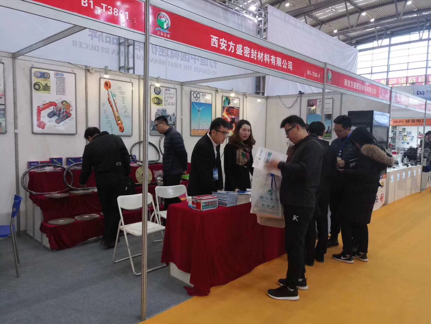 東晟密封件公司：中國（西安）國際密封工業(yè)技術(shù)展覽會(huì)現(xiàn)場(chǎng)