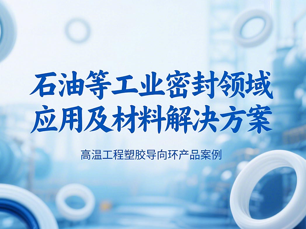 ?高溫工程塑膠導向環(huán)產(chǎn)品案例 ? 石油等工業(yè)密封領域應用及材料解決方案!?