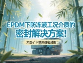 大型礦卡散熱器密封圈 ? EPDM下防凍液工況介質的密封解決方案！